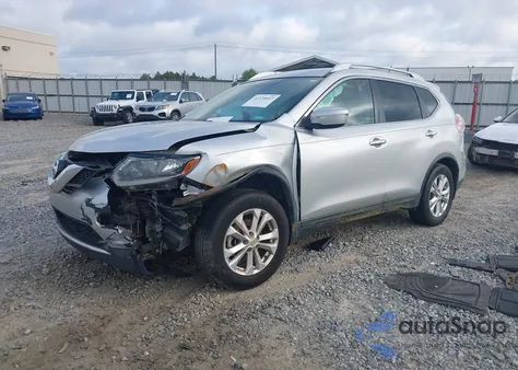 2015 Nissan Rogue Sv z USA, uszkodzony, nr VIN KNMAT2MT5FP574461